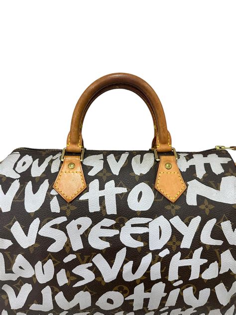 louis vuitton speedy 30 graffiti limited edition che anno|louis vuitton graffiti bag.